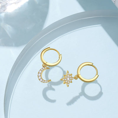 Dangle Hoop Earrings