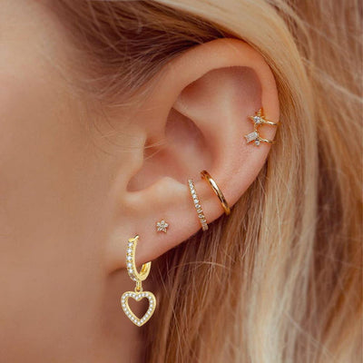 Dangle Hoop Earrings