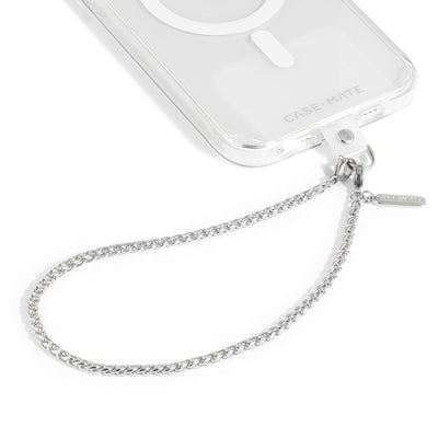Phone Charm with Beaded Crystals and Pearls