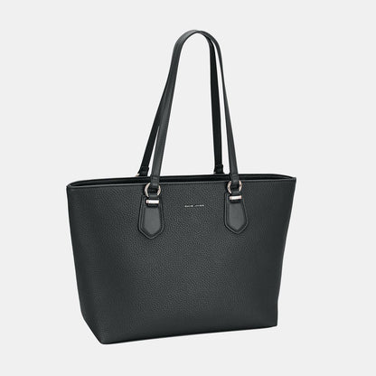 Faux Leather Tote Bag - Curated by tt