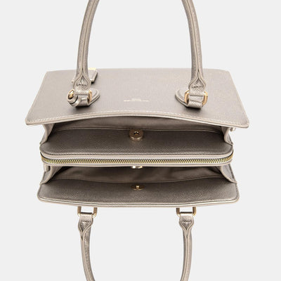 Faux Leather Handbag - Curated by tt