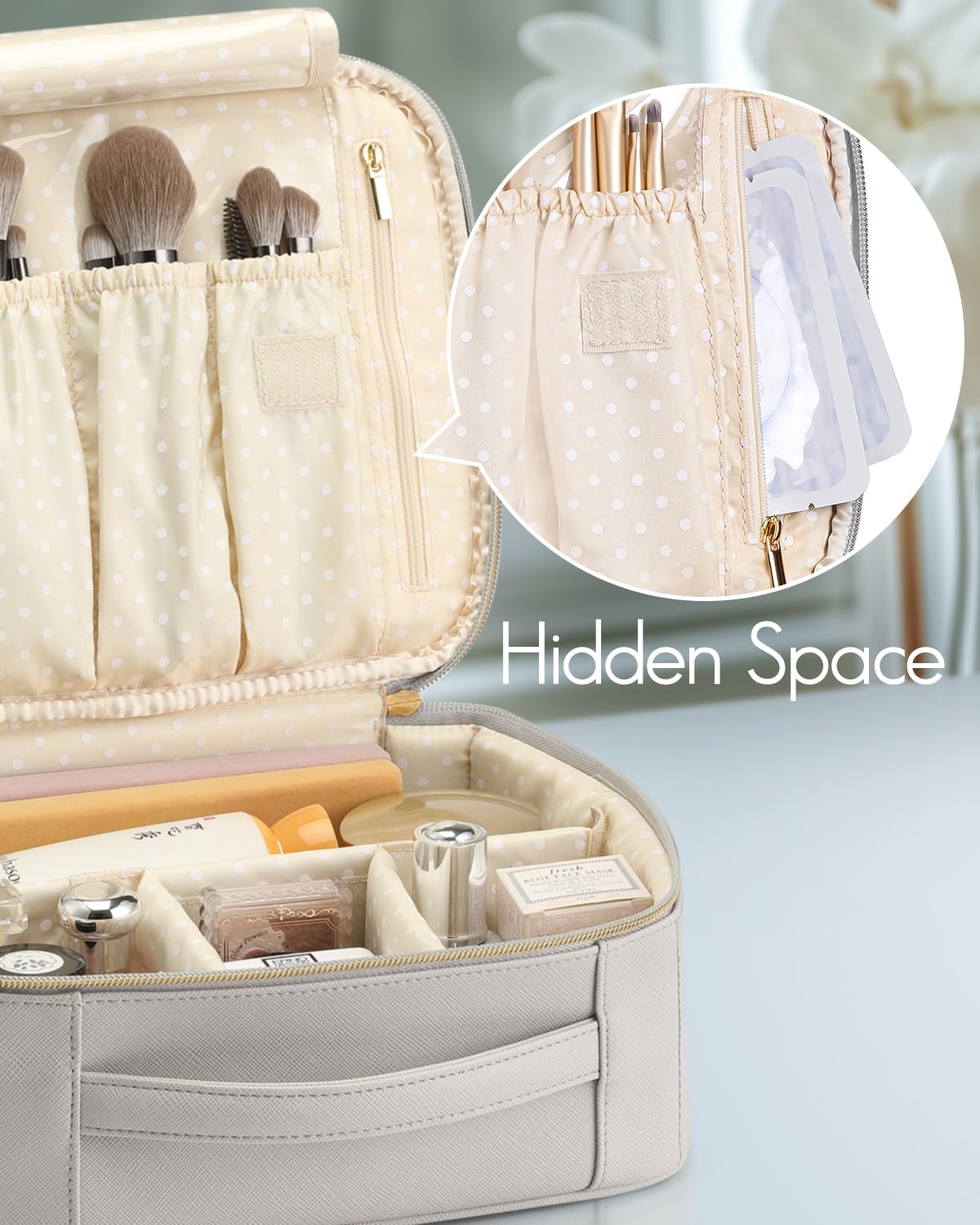 Large Capacity Travel Makeup Bag