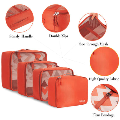 8 Set Packing Cubes Luggage Packing Organizers