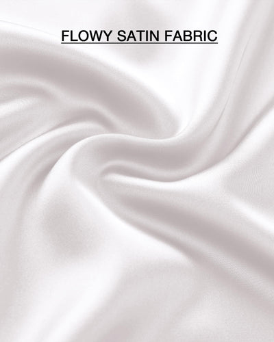 Long Satin Skirt