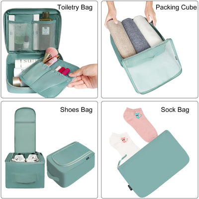 8 Set Packing Cubes Luggage Packing Organizers