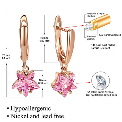 Dangle Hoop Earrings