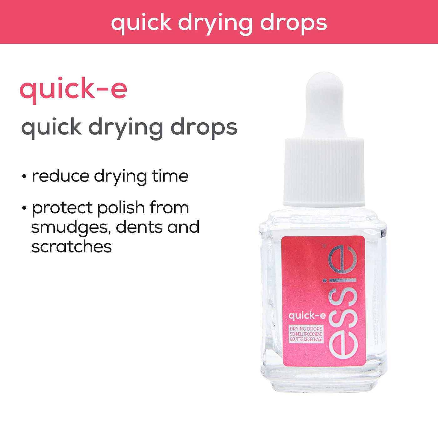 essie good to go vegan top coat, fast dry,  nail polish