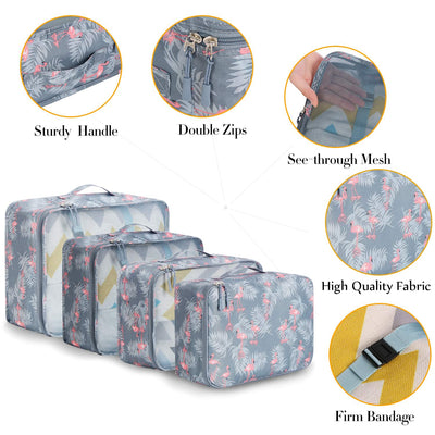 8 Set Packing Cubes Luggage Packing Organizers