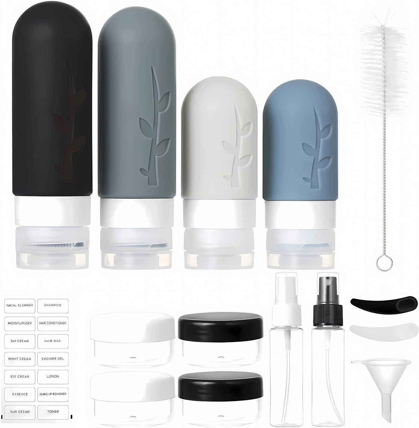 18 Pack Travel Bottles for Toiletries