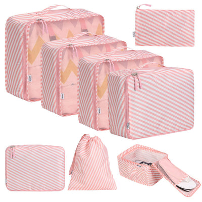 8 Set Packing Cubes Luggage Packing Organizers
