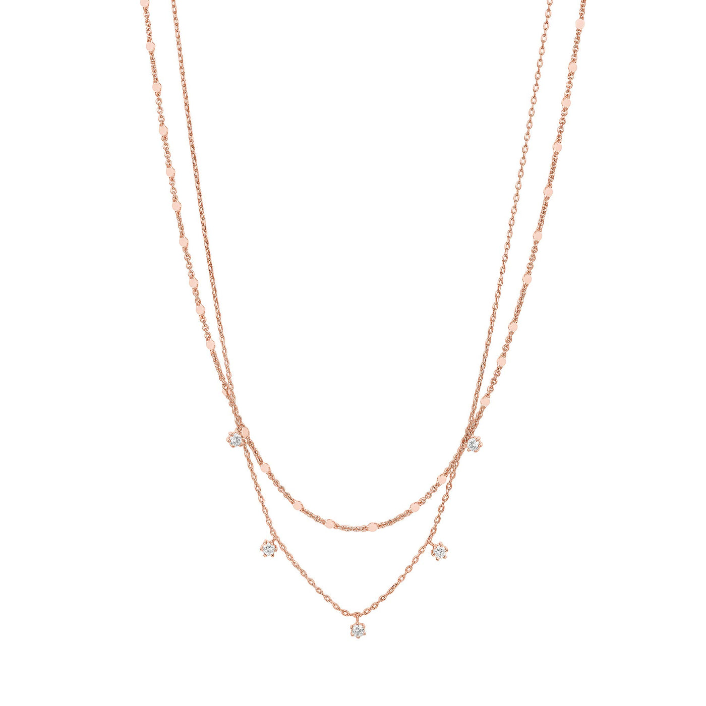 PAVOI 14K Gold Plated Dainty Layering Necklaces