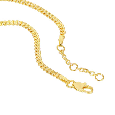 PAVOI 14K Gold Plated Paperclip/Curb/Figaro/Cuban Chain Bracelet
