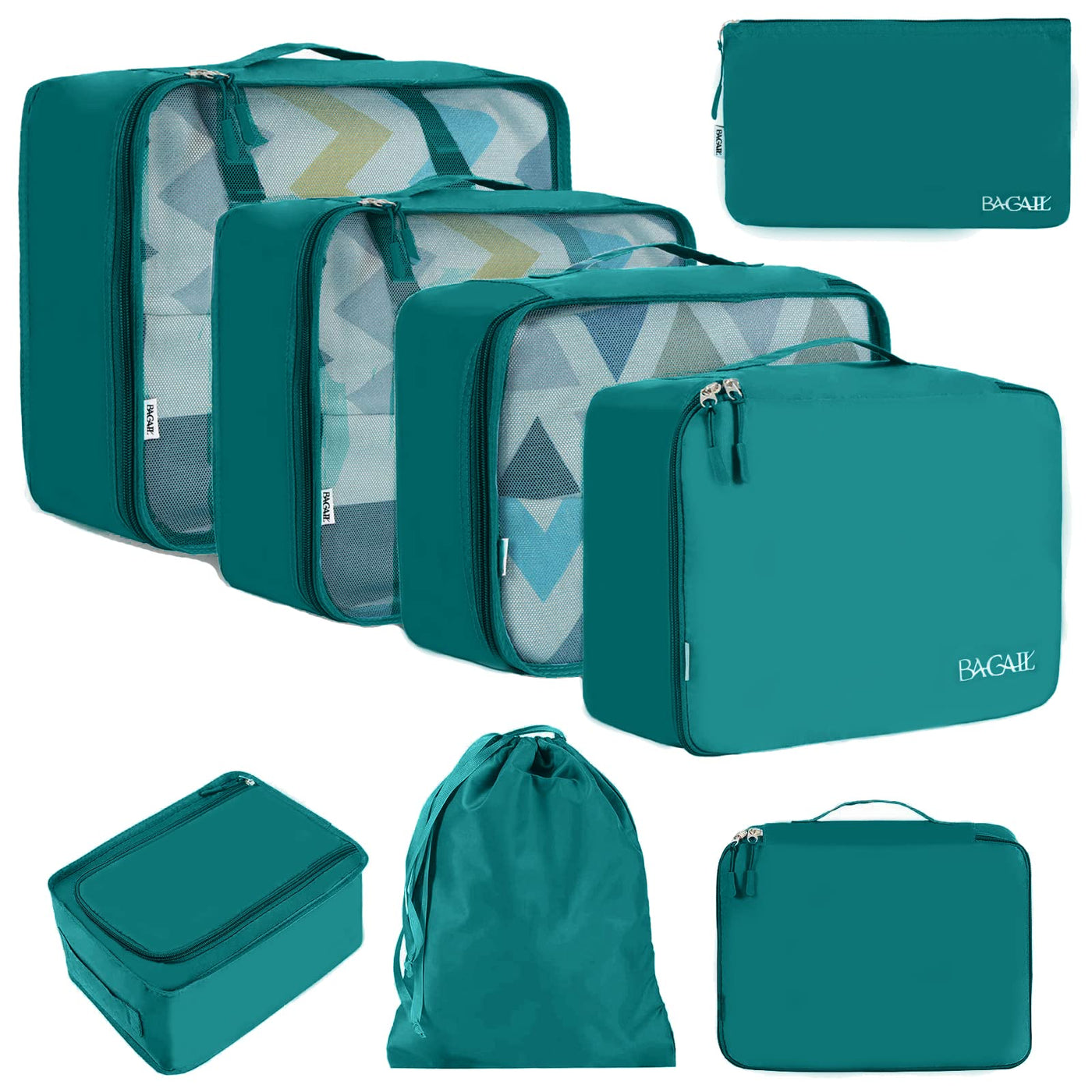 8 Set Packing Cubes Luggage Packing Organizers