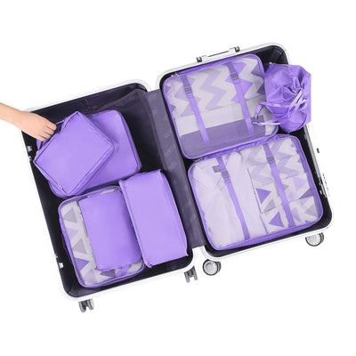 8 Set Packing Cubes Luggage Packing Organizers