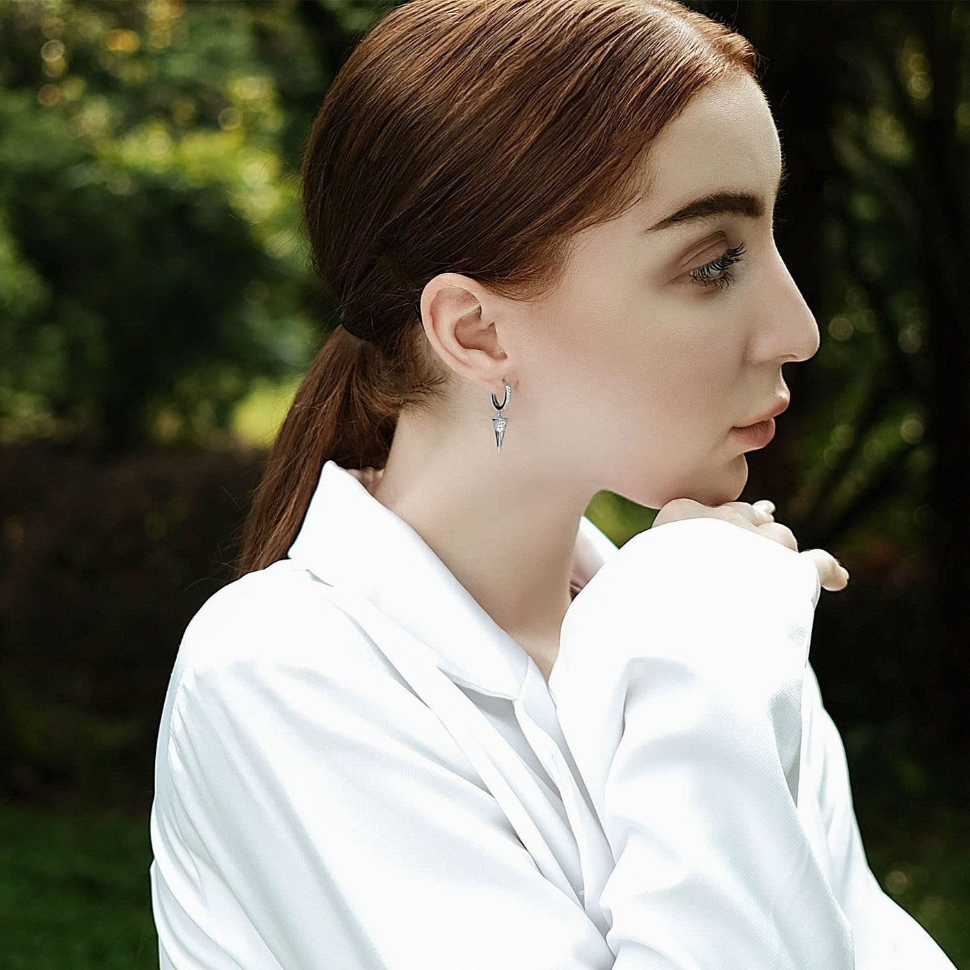 Dangle Hoop Earrings