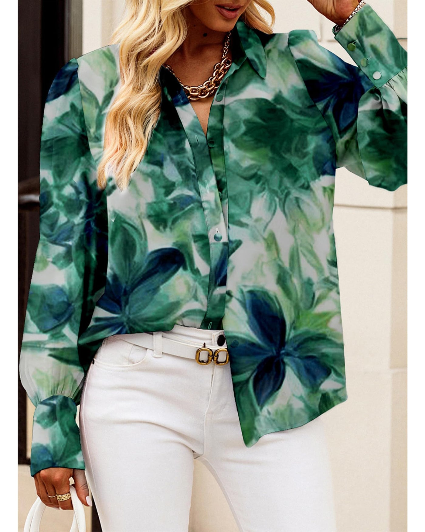 Boho Floral Blouse