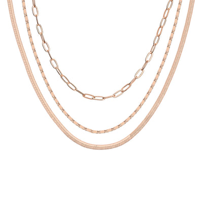 PAVOI 14K Gold Plated Dainty Layering Necklaces