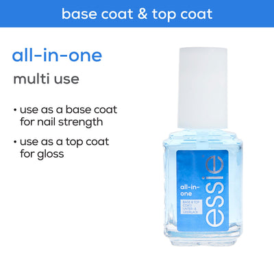 essie good to go vegan top coat, fast dry,  nail polish