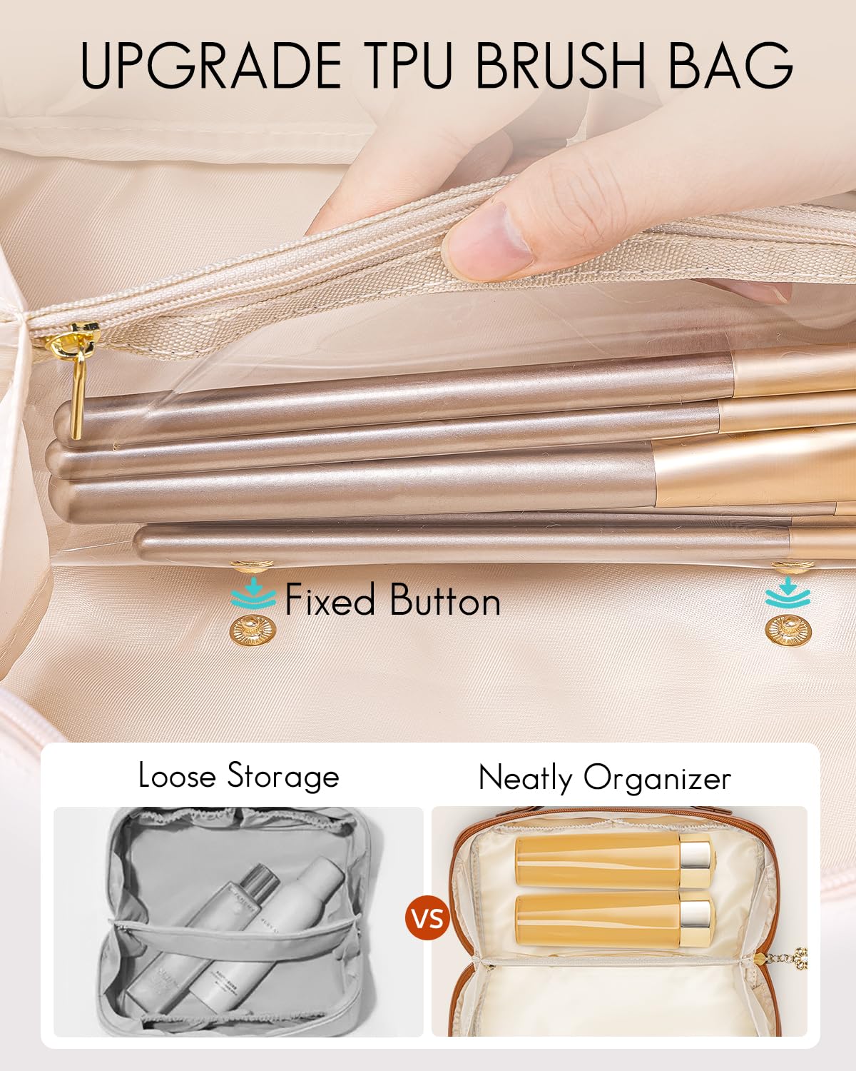 Large Capacity Travel Makeup Bag