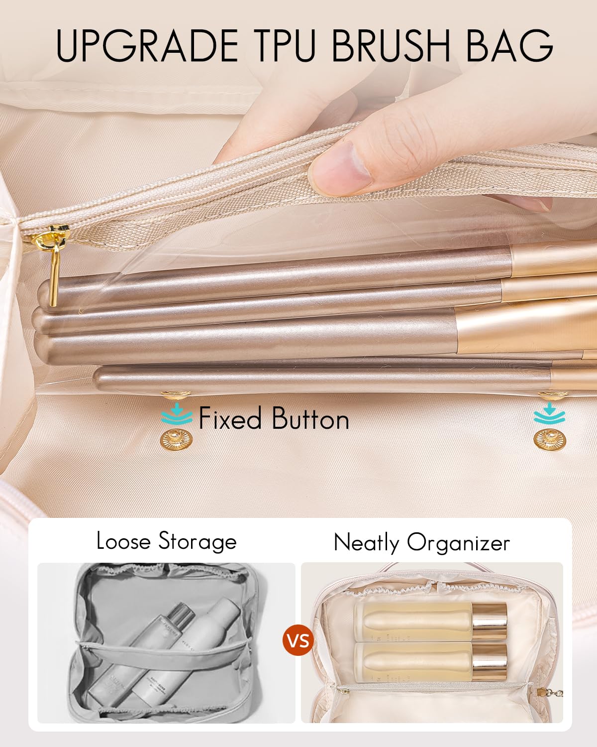 Large Capacity Travel Makeup Bag
