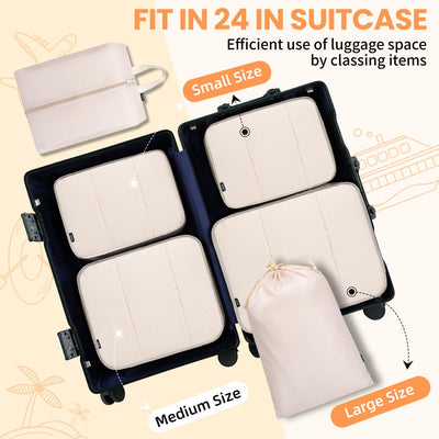 8 Set Packing Cubes Luggage Packing Organizers