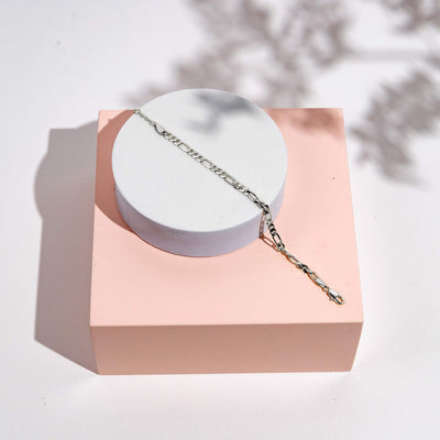 PAVOI 14K Gold Plated Paperclip/Curb/Figaro/Cuban Chain Bracelet