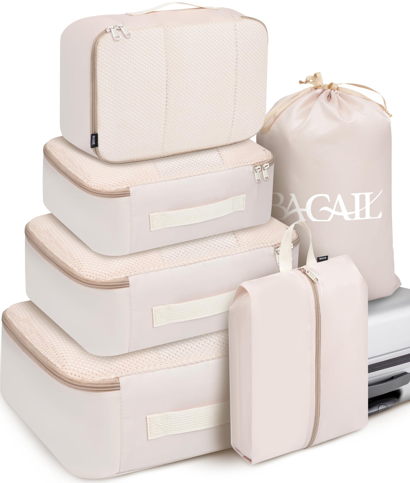 8 Set Packing Cubes Luggage Packing Organizers