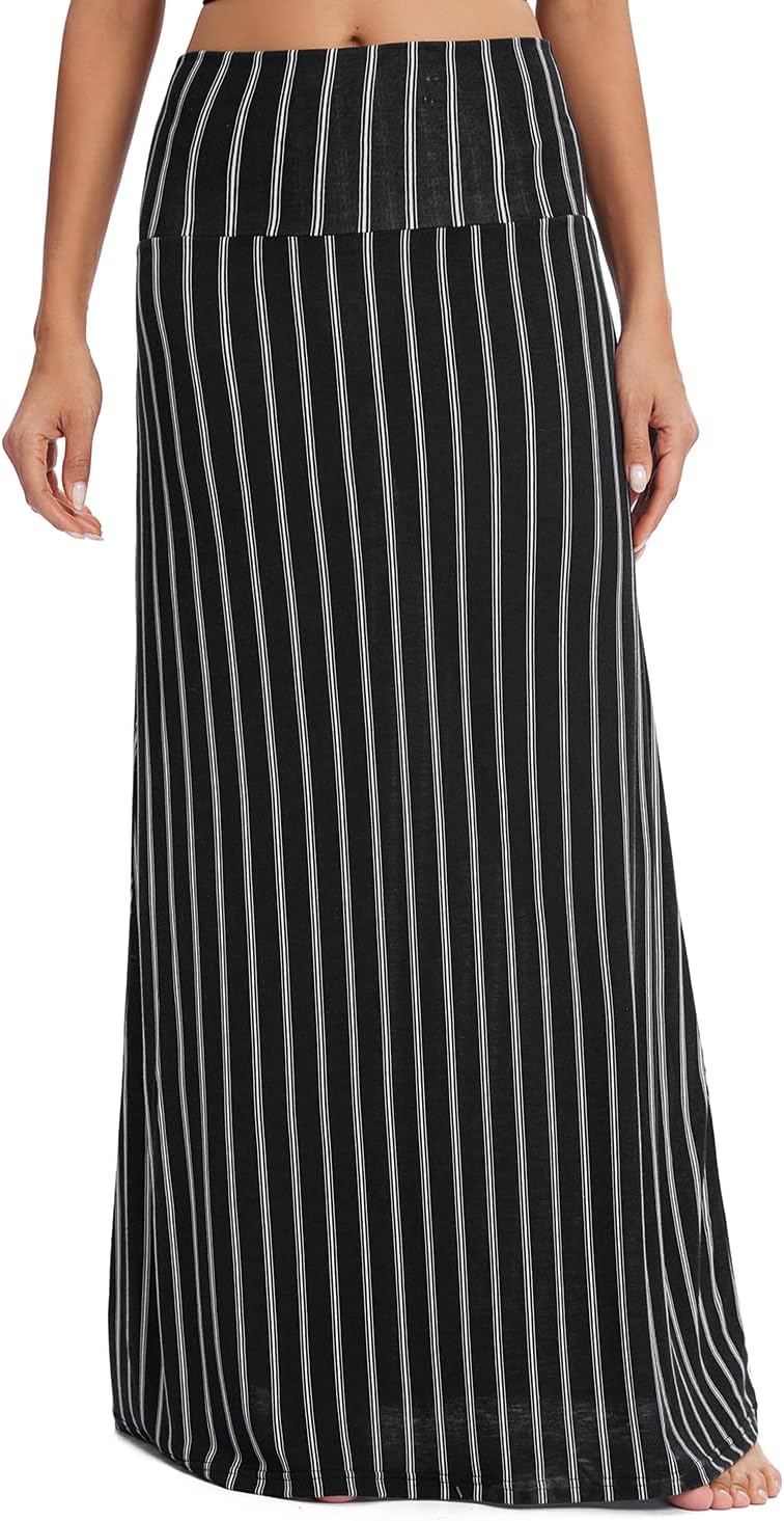 Ruched, High Waist  Flared Midi Skirt