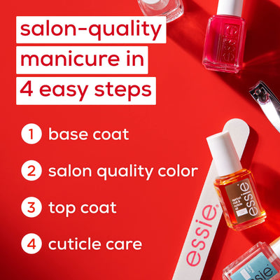 essie good to go vegan top coat, fast dry,  nail polish