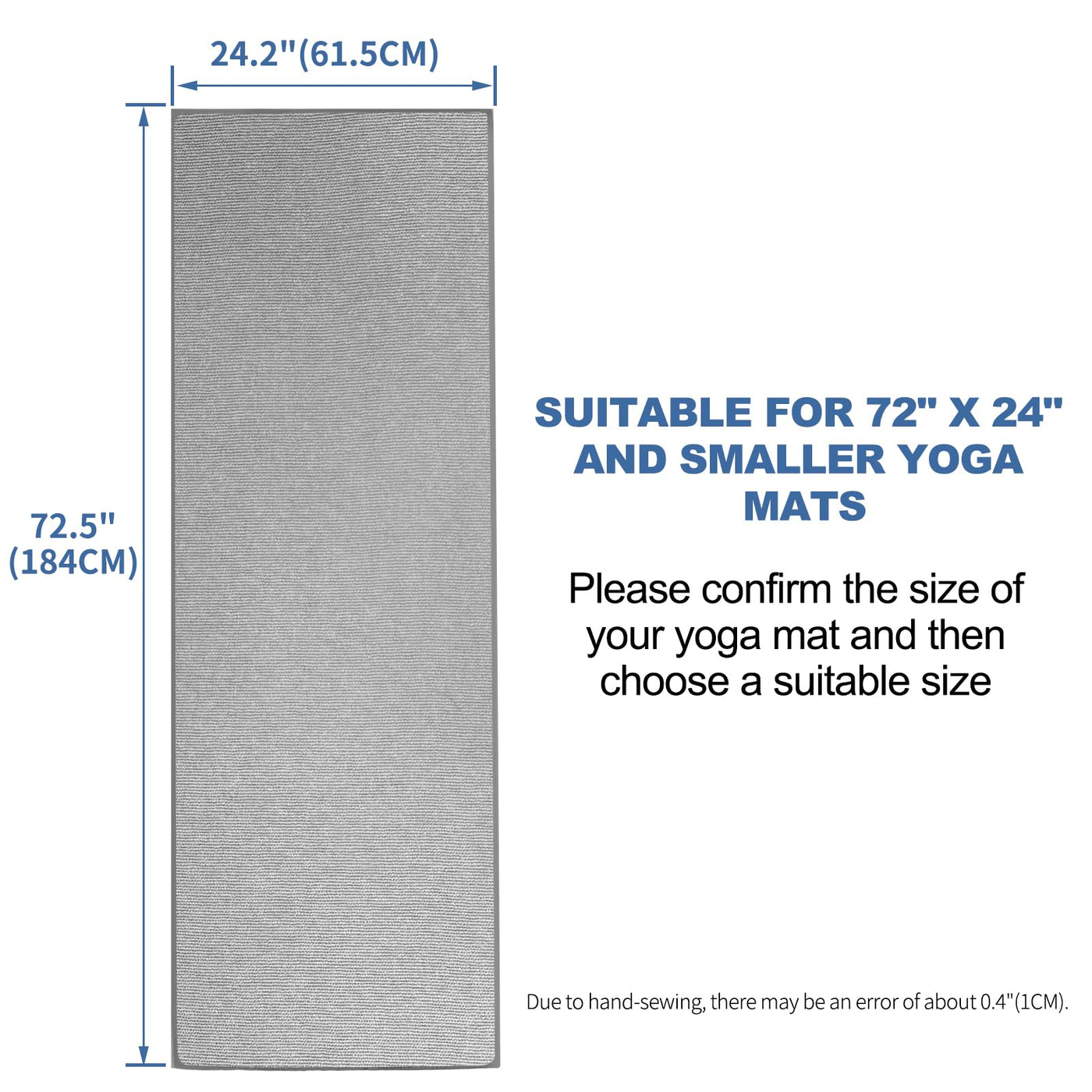 Microfiber Yoga Towel for Yoga Mat