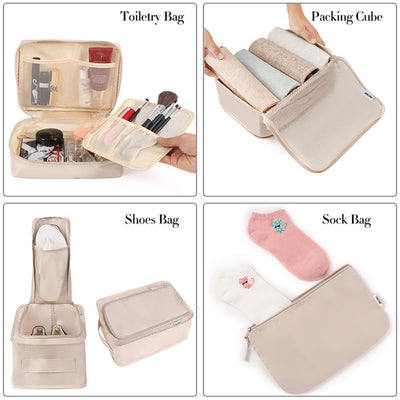 8 Set Packing Cubes Luggage Packing Organizers