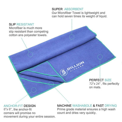 Microfiber Yoga Towel for Yoga Mat
