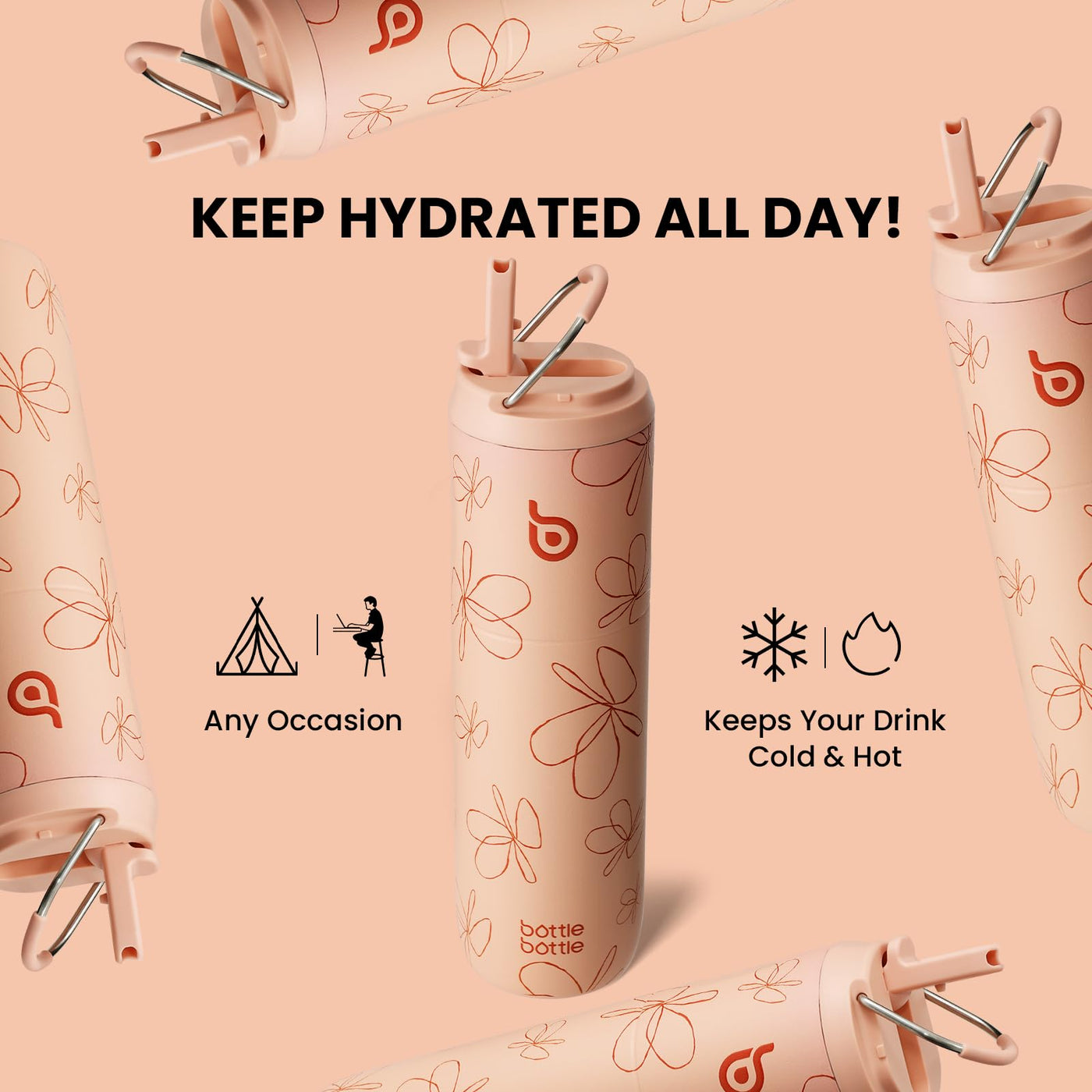 Bottle Bottle Insulated Water Bottle 24oz