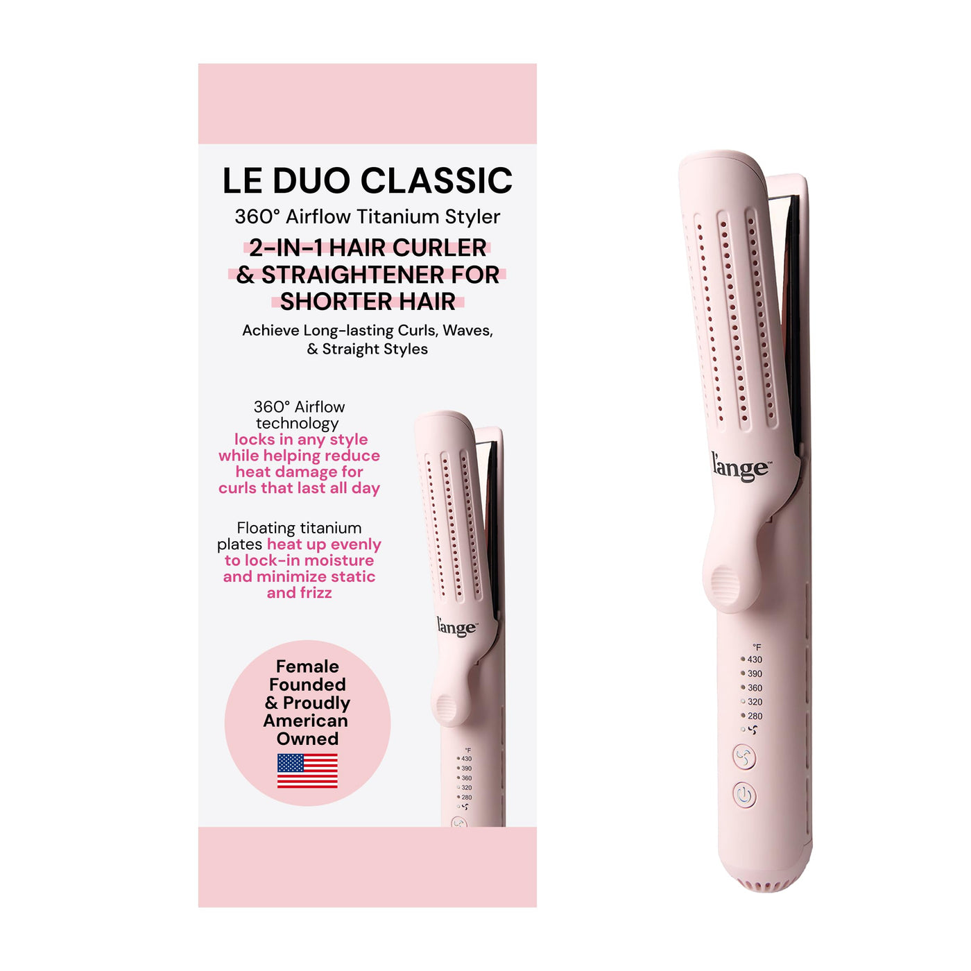 L'ANGE HAIR Le Duo 360° Airflow Styler