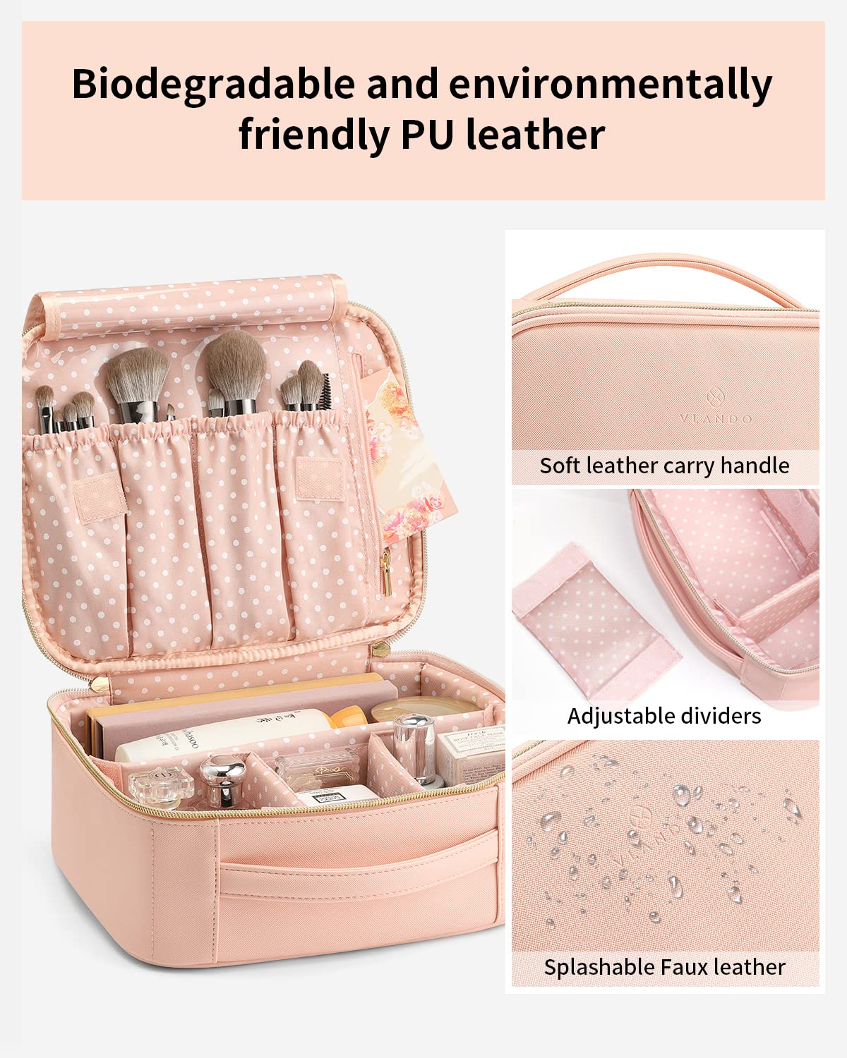 Large Capacity Travel Makeup Bag