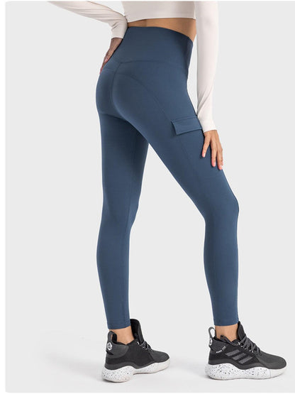 Millennia Wide Waistband Sports Leggings - Curated by tt