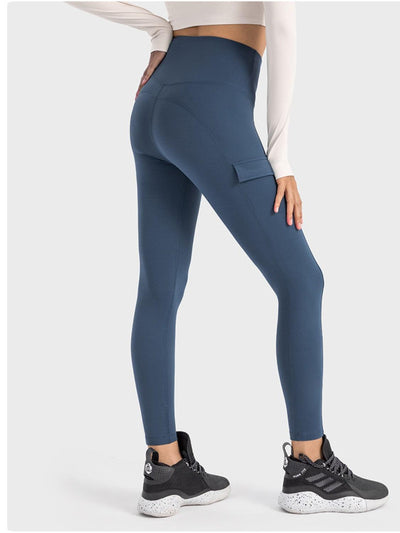 Millennia Wide Waistband Sports Leggings - Curated by tt
