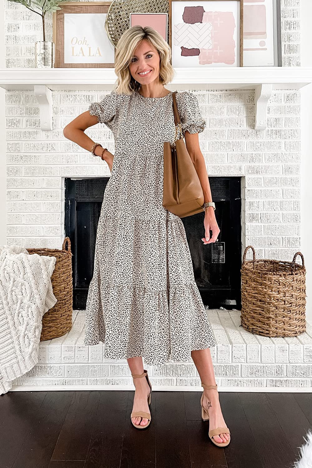 Boho Dress Floral Print Dresse