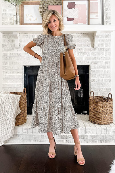 Boho Dress Floral Print Dresse