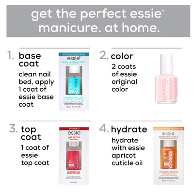 essie good to go vegan top coat, fast dry,  nail polish