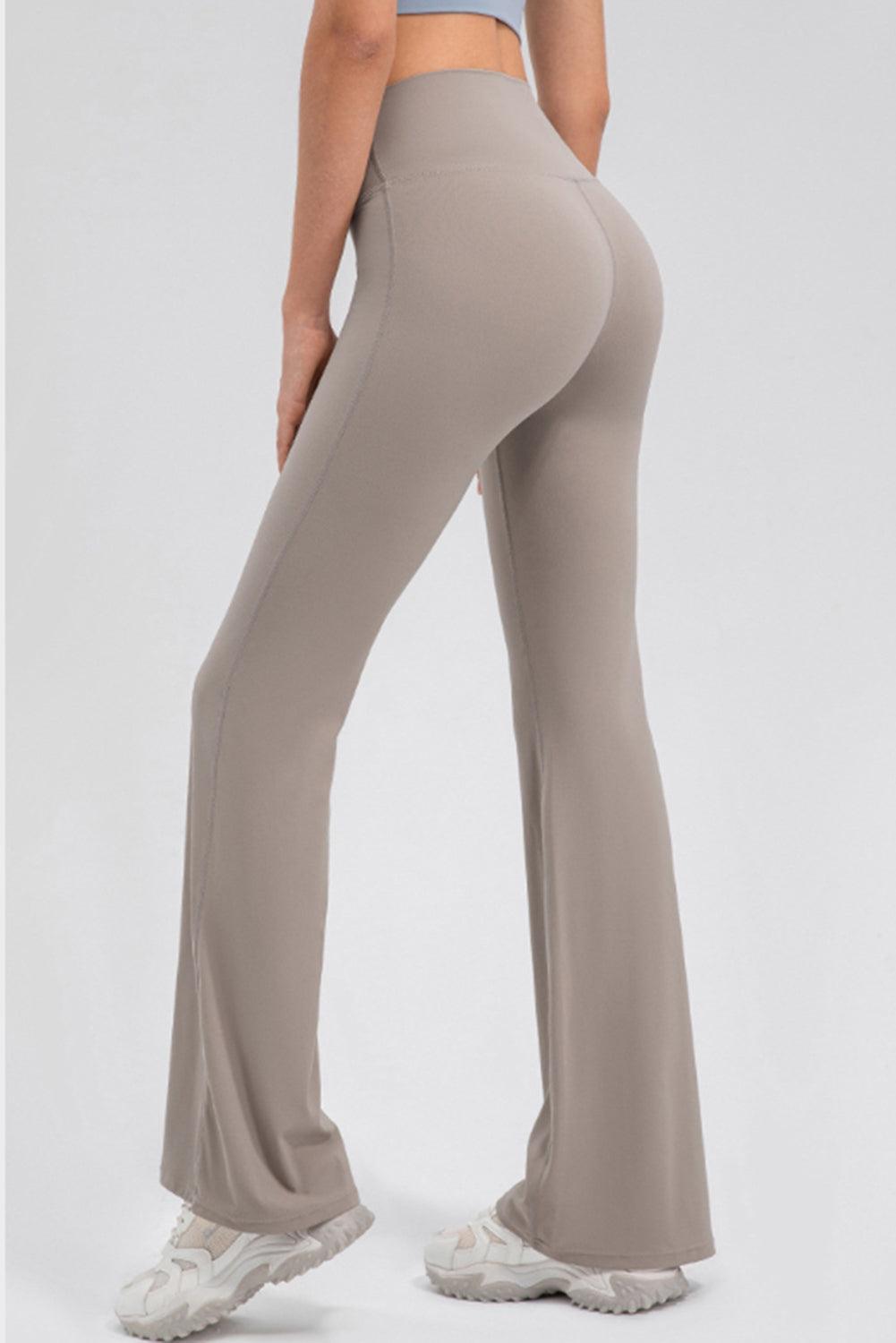 High Waist Straight Active Pants - Curated by tt