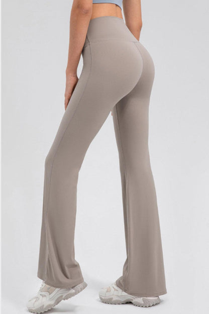 High Waist Straight Active Pants - Curated by tt