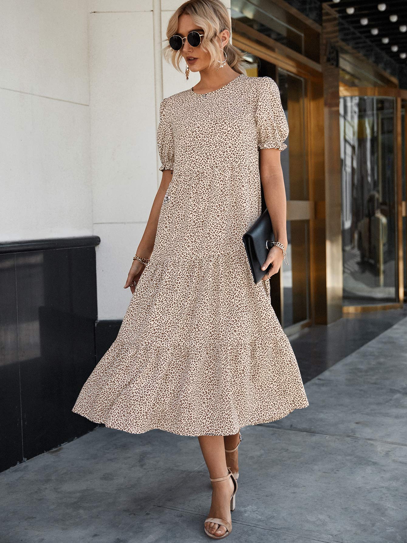 Boho Dress Floral Print Dresse