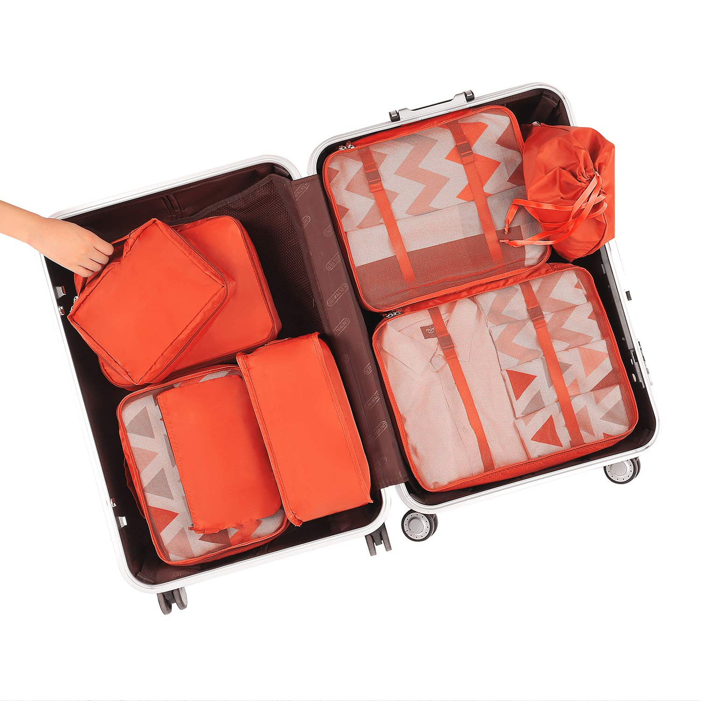 8 Set Packing Cubes Luggage Packing Organizers