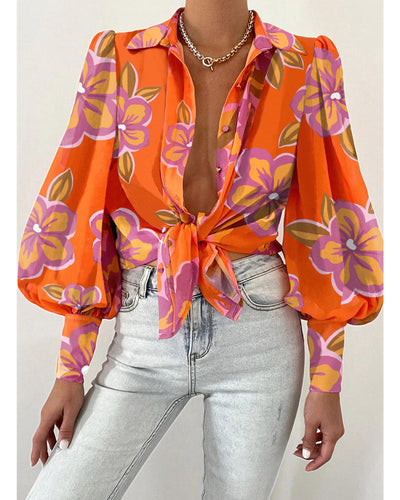 Boho Floral Blouse