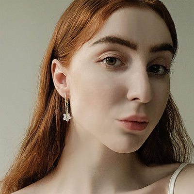 Dangle Hoop Earrings