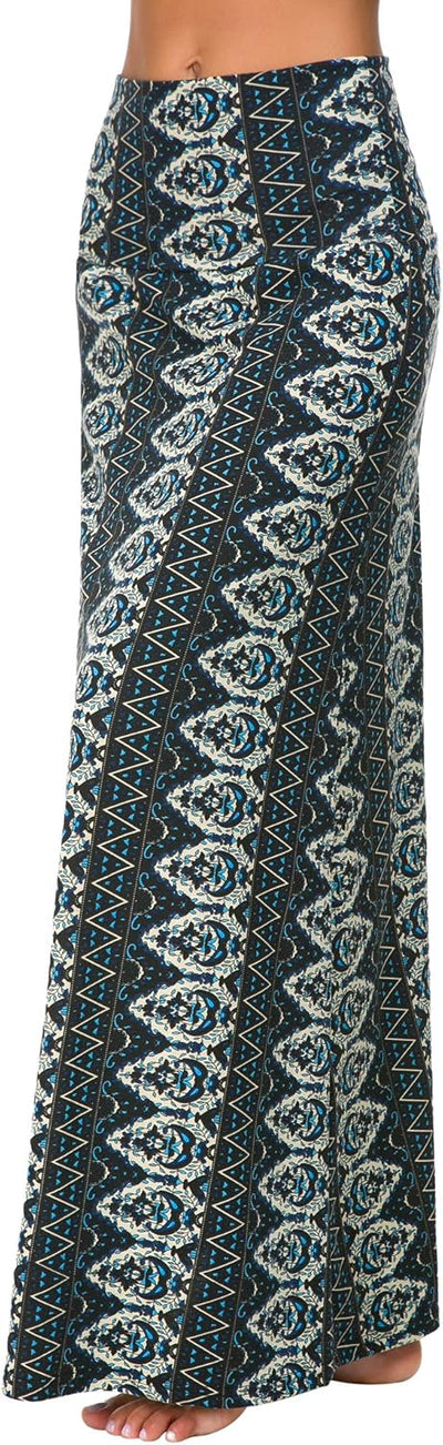 Ruched, High Waist  Flared Midi Skirt