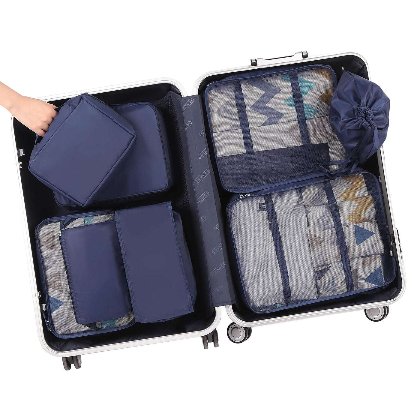 8 Set Packing Cubes Luggage Packing Organizers