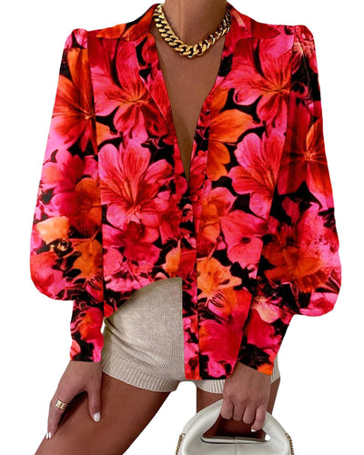 Boho Floral Blouse
