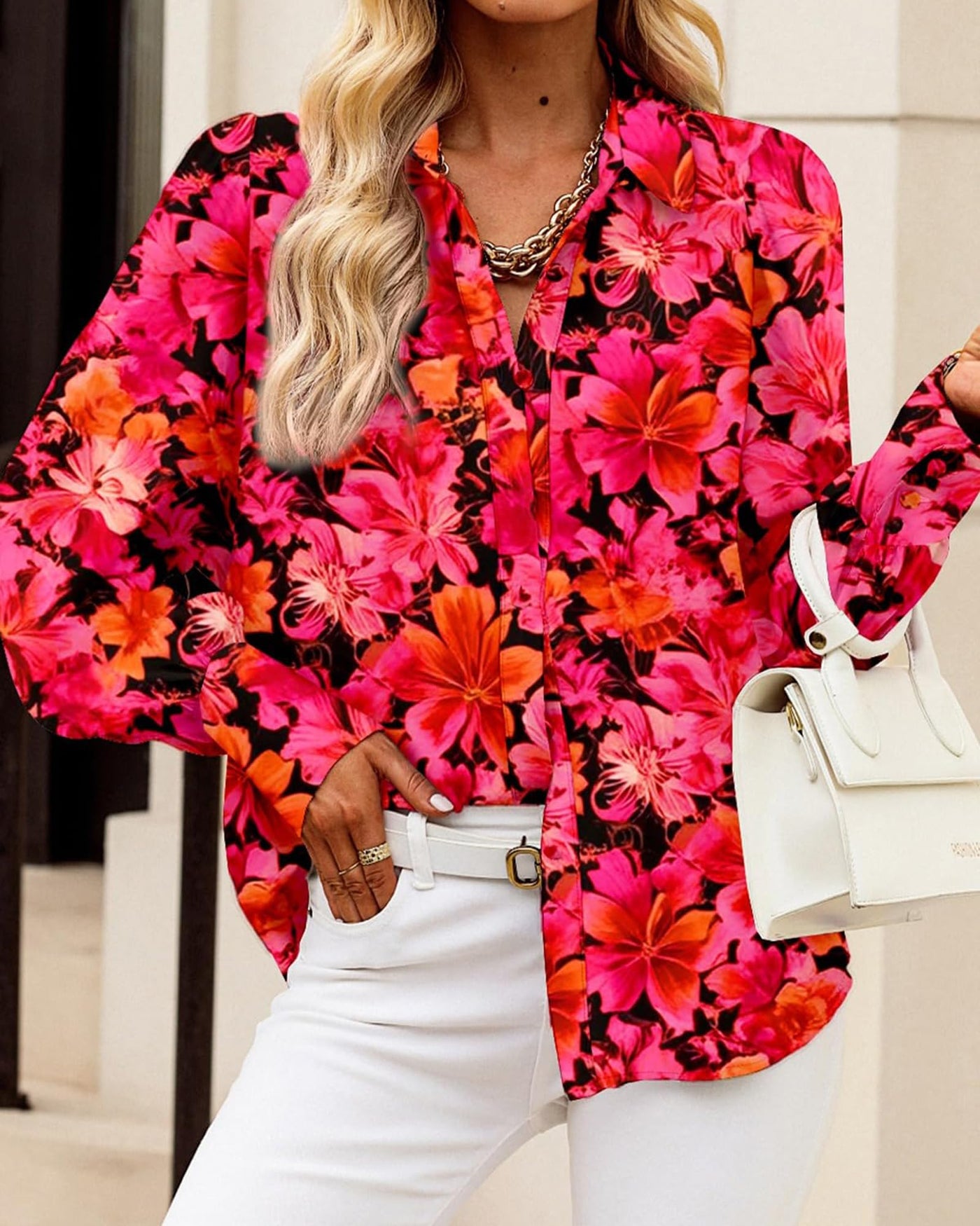 Boho Floral Blouse